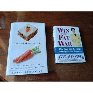 End of Overeating 2009 Kessler & Win Fat War 2000 Alexander 2 HCDJ Diet Books